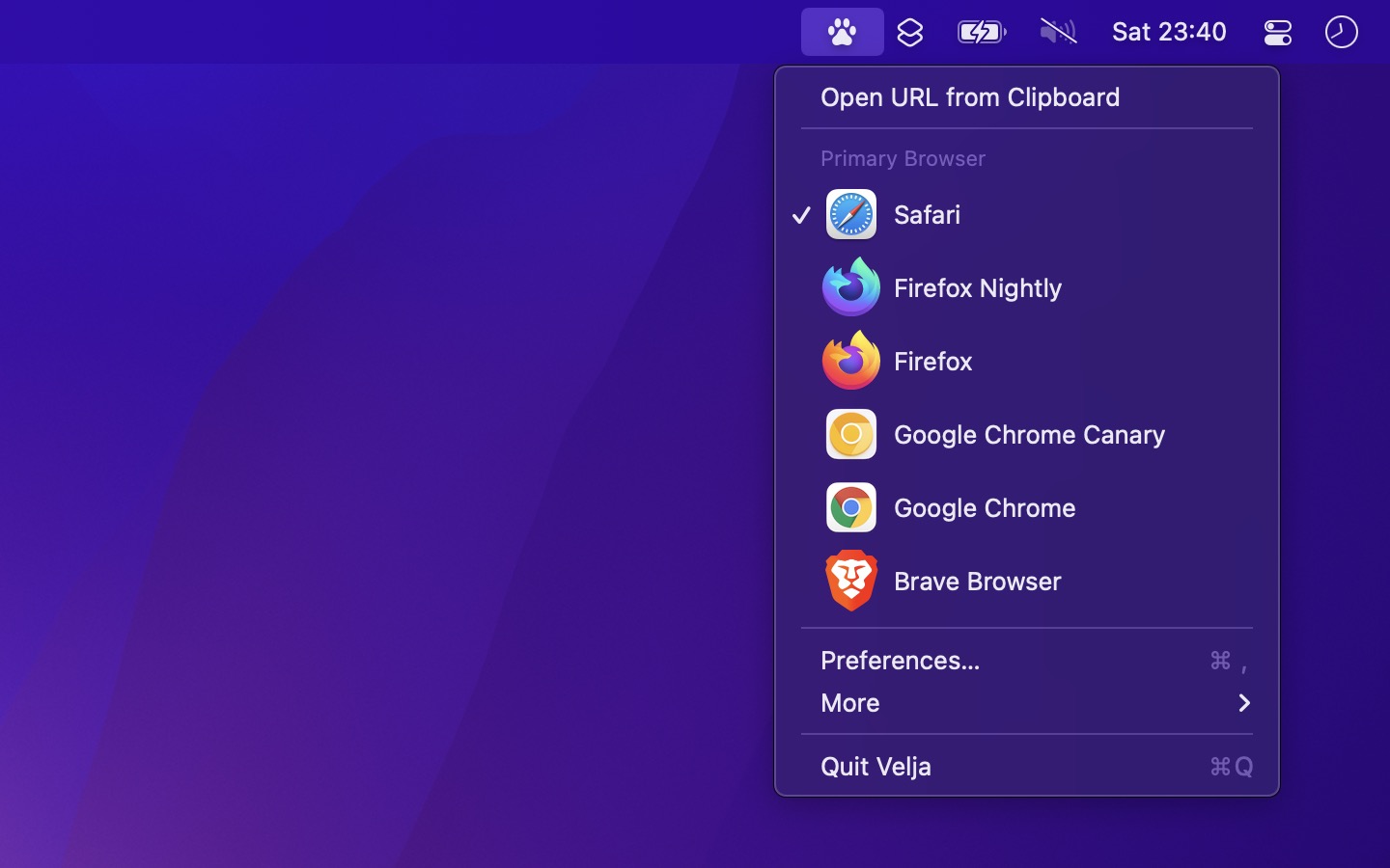 App screenshot